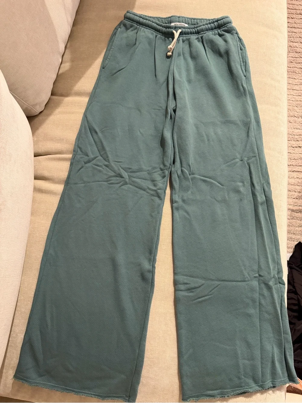 perfectwhitetee Teal Cozy Fleece Lounge Pants - Picture 1 of 3